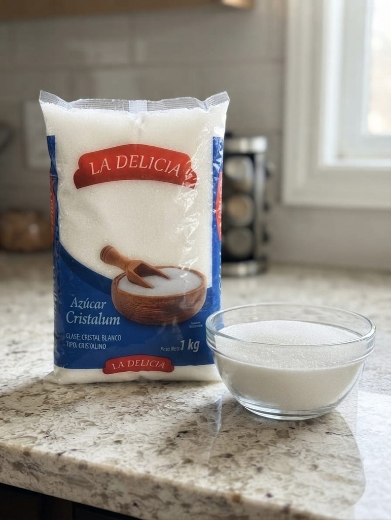 Azúcar Blanca "La Delicia" 1Kg 