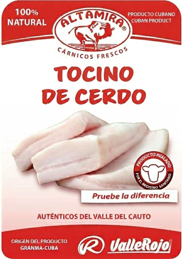 Tocino Fresco de Cerdo (paquete 0.8 - 1.0 kg)